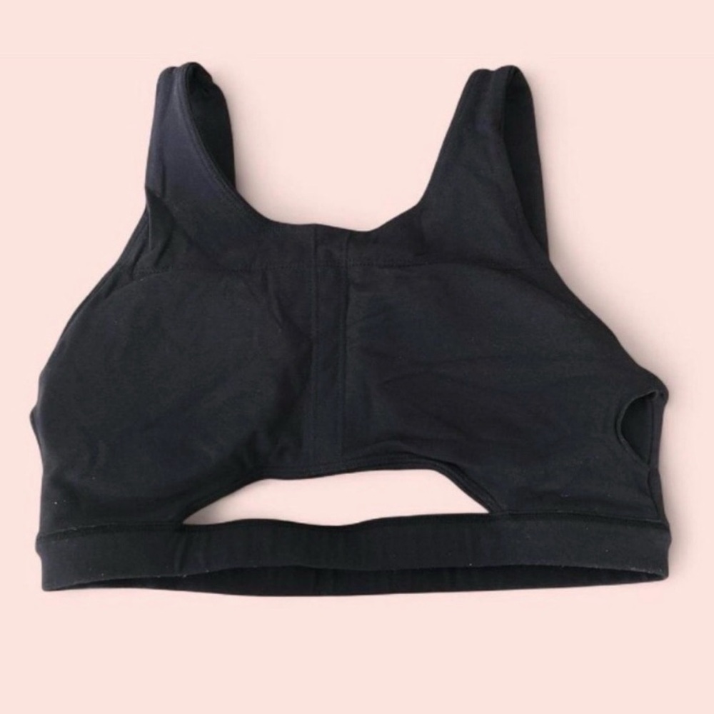 ACTA Black Pullover Sports Bra with Logo for Women Size S - Picture 6 of 8